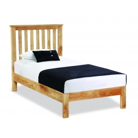 Trent Contemporary Oak 3' Slatted Bed Frame - 0