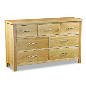 Trent Contemporary Oak 3 Over 4 Chest of Drawers