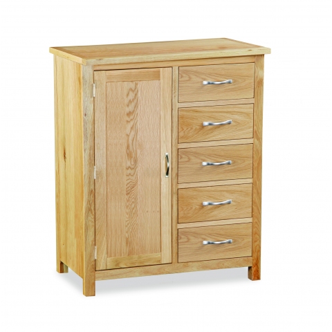 Trent Contemporary Oak Combination Wardrobe