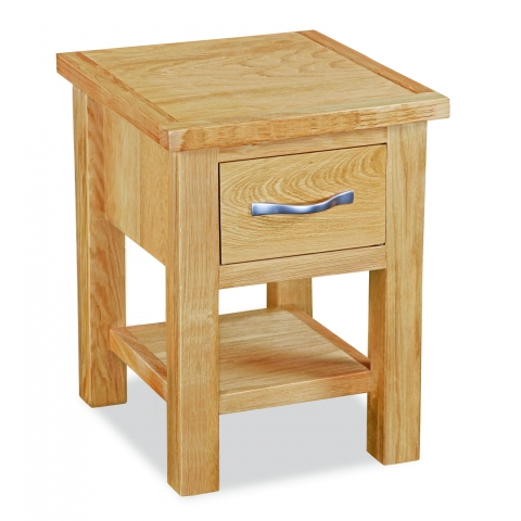 Trent Contemporary Oak Lamp Table