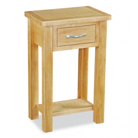 Trent Contemporary Oak Telephone Table