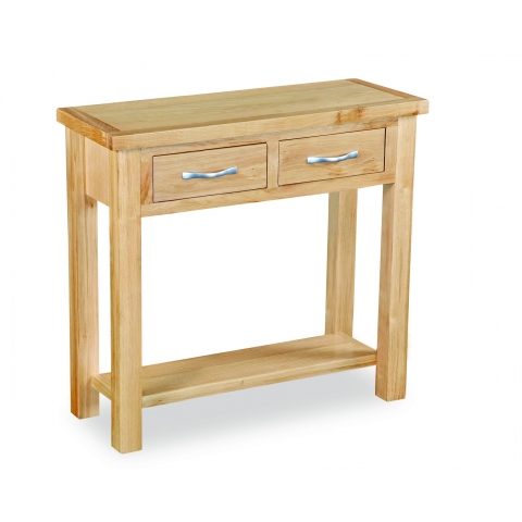 Trent Contemporary Oak Console Table