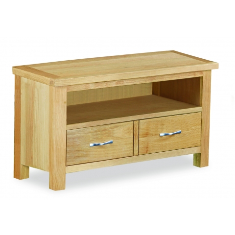 Trent Contemporary Oak Small Television Cabinet