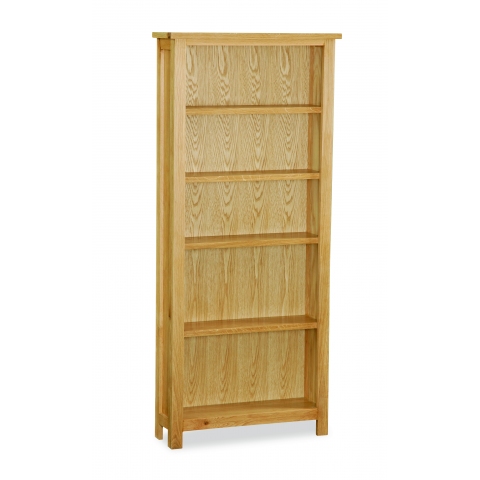 Trent Contemporary Oak Large Bookcase