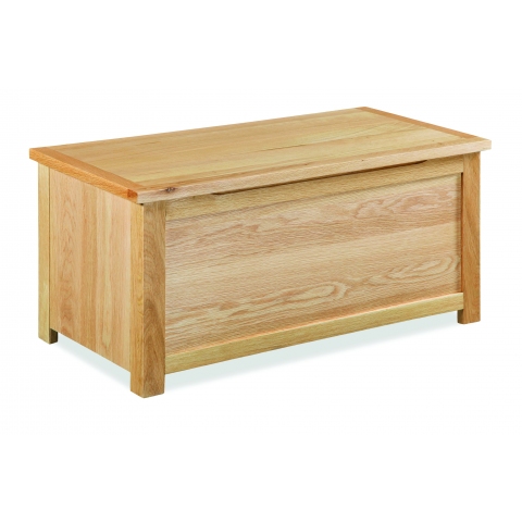 Trent Contemporary Oak Blanket Box