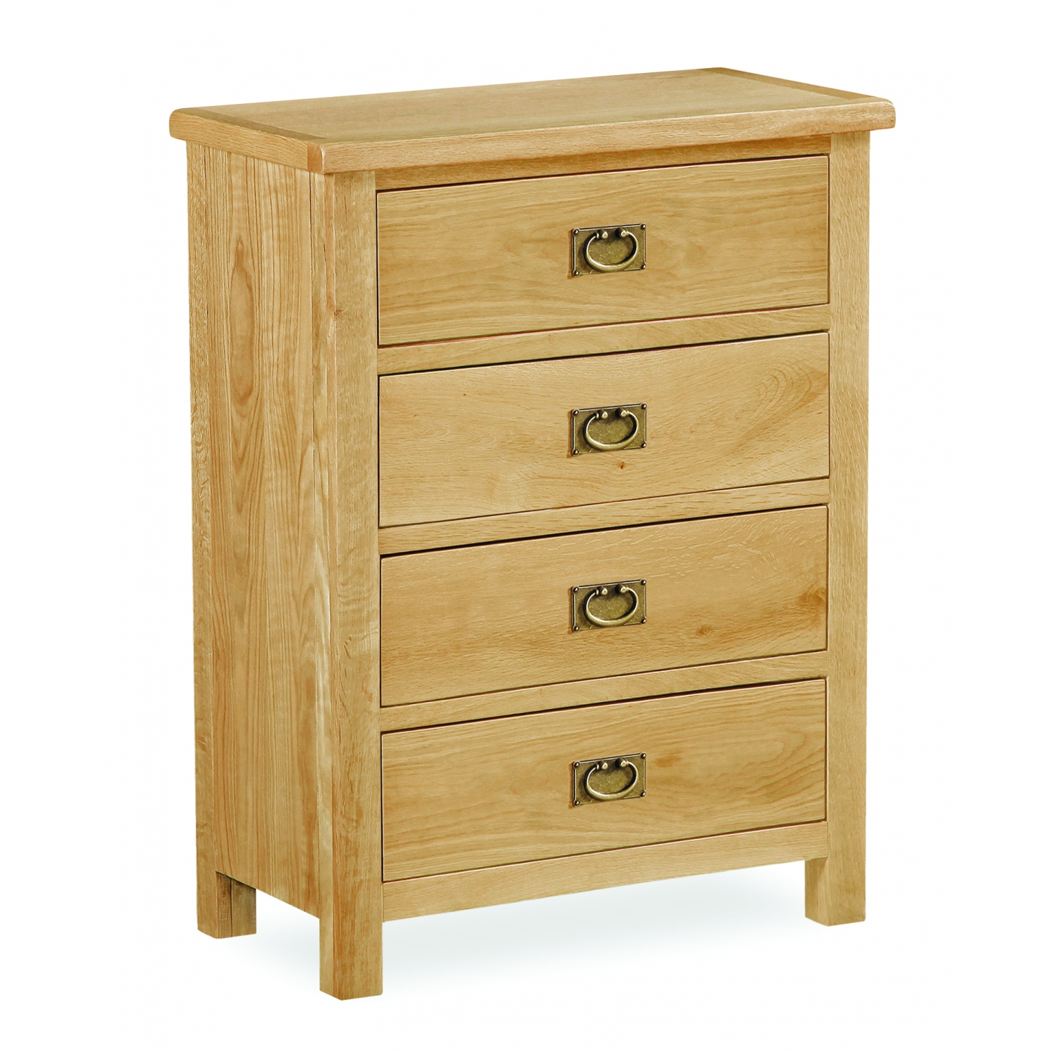 Suffolk Rustic Oak 4 Drawer Chest full image