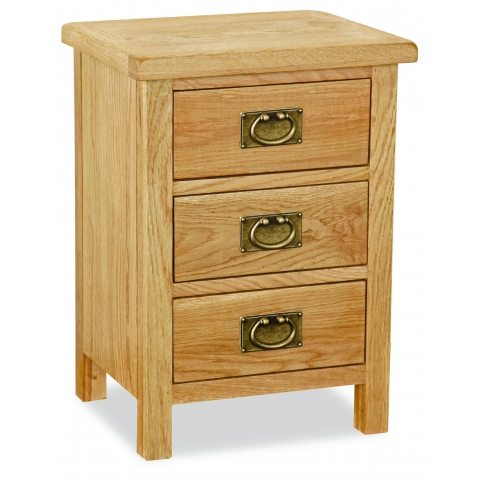 Suffolk Rustic Oak Bedside Drawers