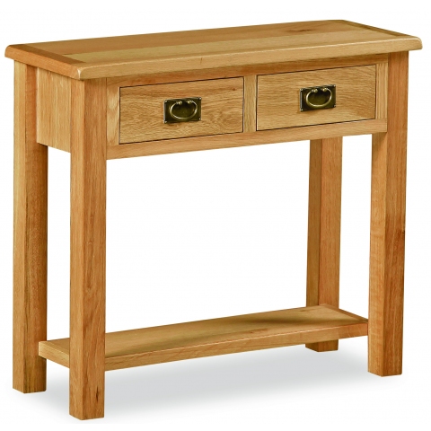 Suffolk Rustic Oak Console Table