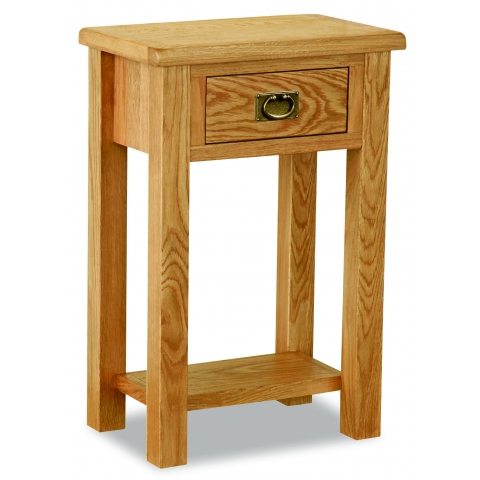 Suffolk Rustic Oak Telephone Table