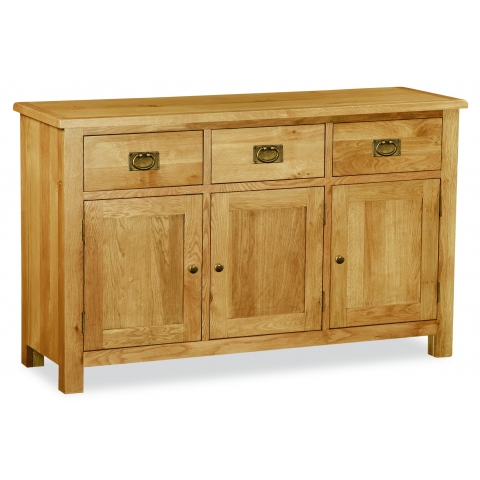 Suffolk Rustic Oak Large Sideboard