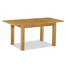 Suffolk Rustic Oak Compact Extending Table - 0