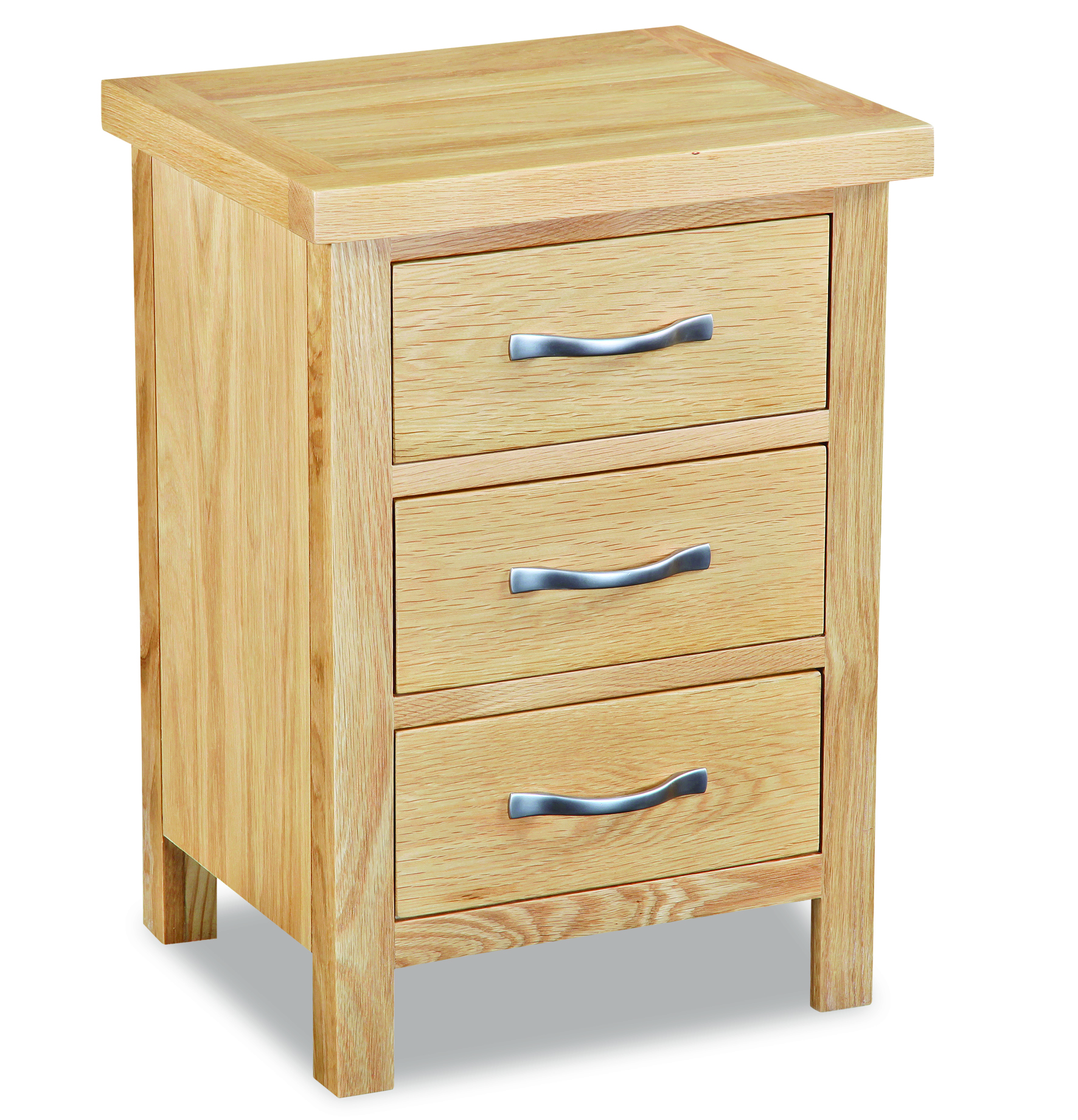 Trent Contemporary Oak Bedside Drawers thumbnail image