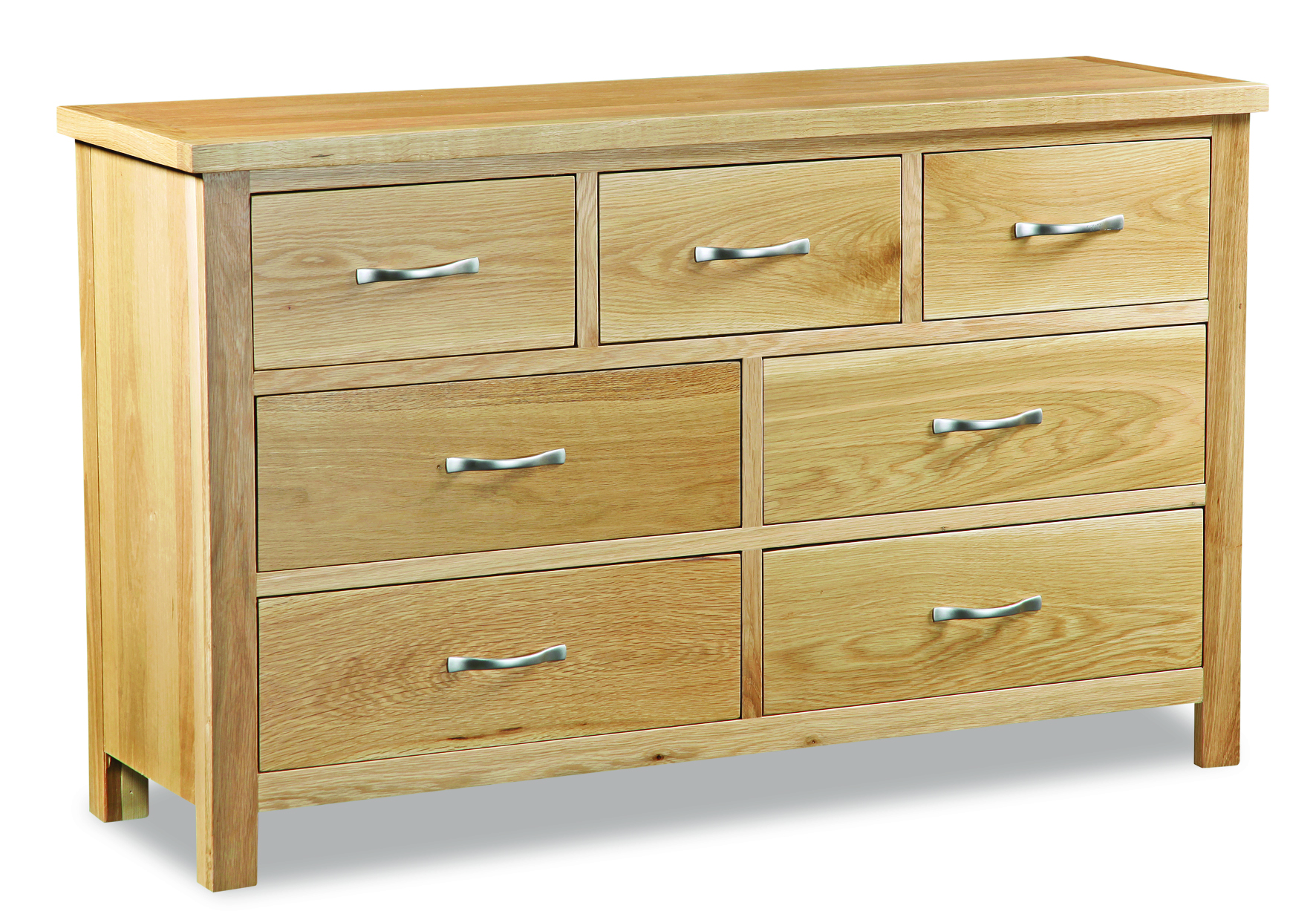 Trent Contemporary Oak 3 Over 4 Chest of Drawers thumbnail image