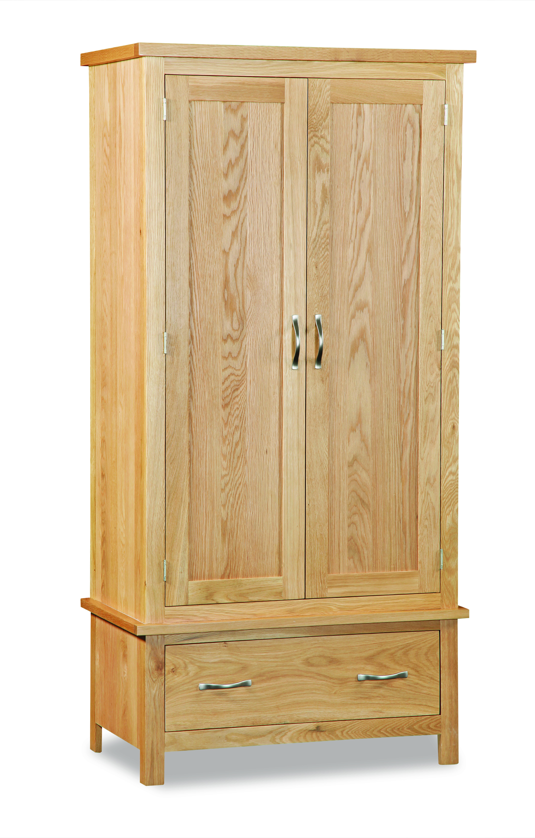 Trent Contemporary Oak Gents Wardrobe thumbnail image
