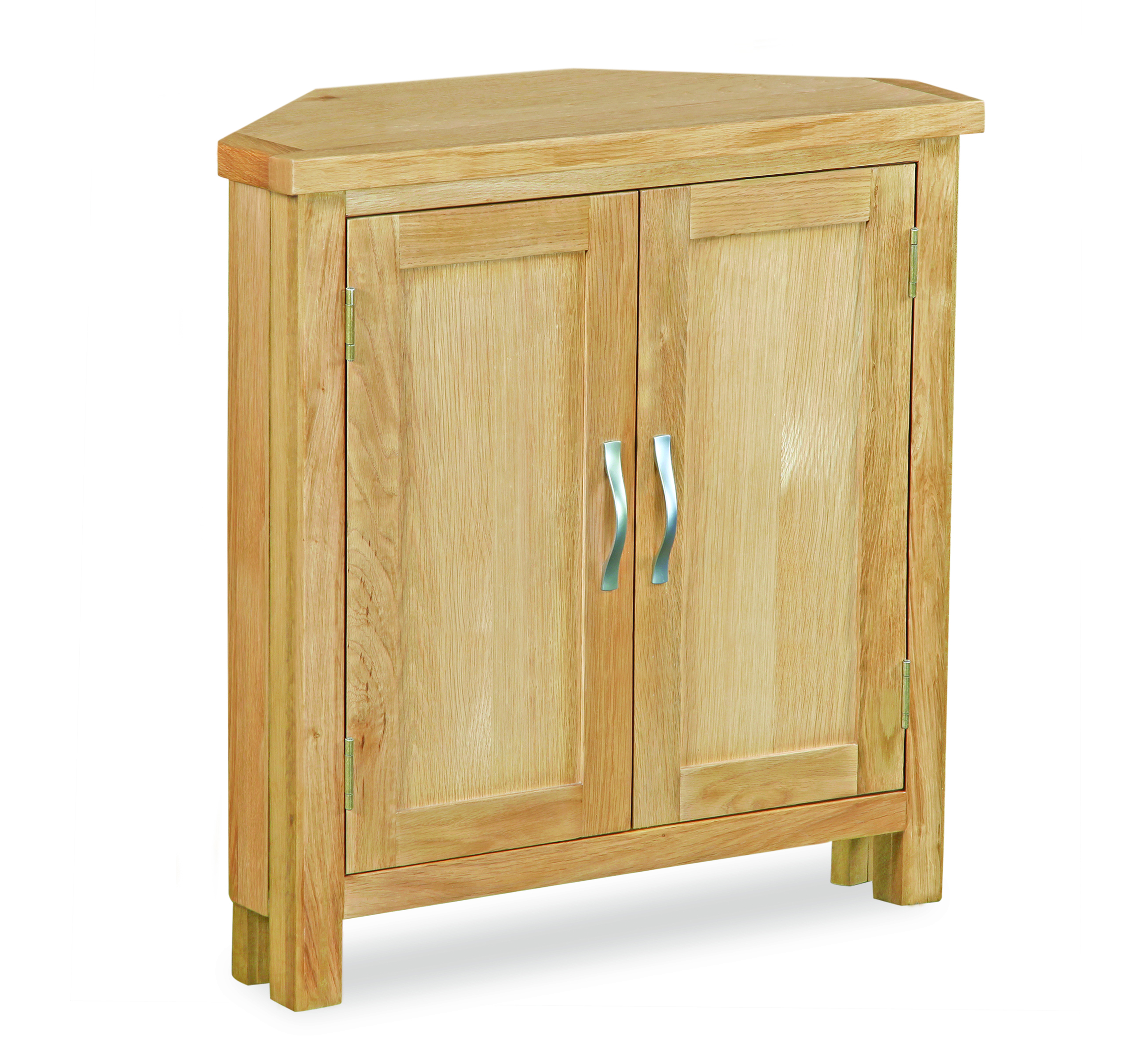 Trent Contemporary Oak Low Corner Cupboard thumbnail image