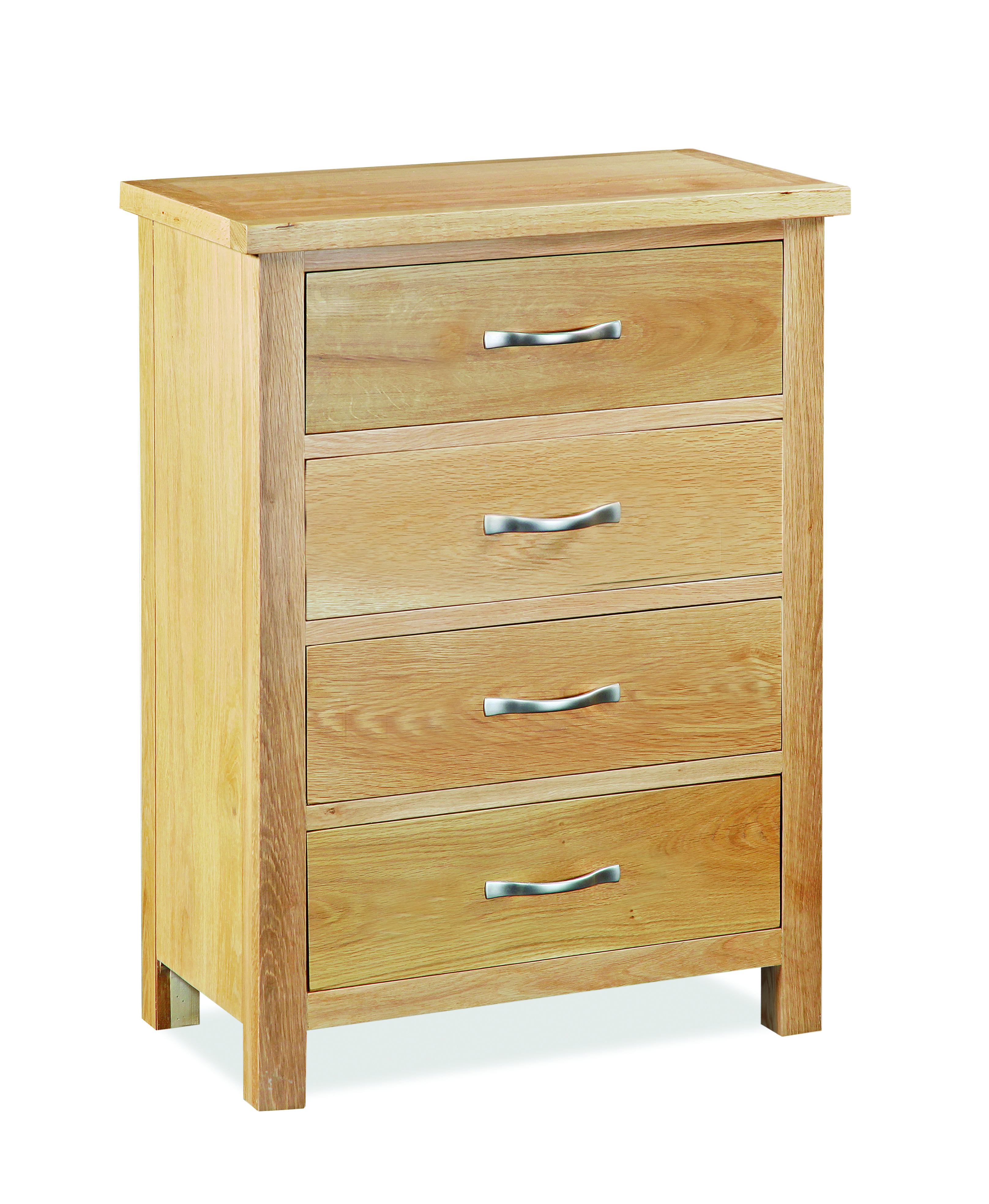 Trent Contemporary Oak 4 Drawer Chest thumbnail image