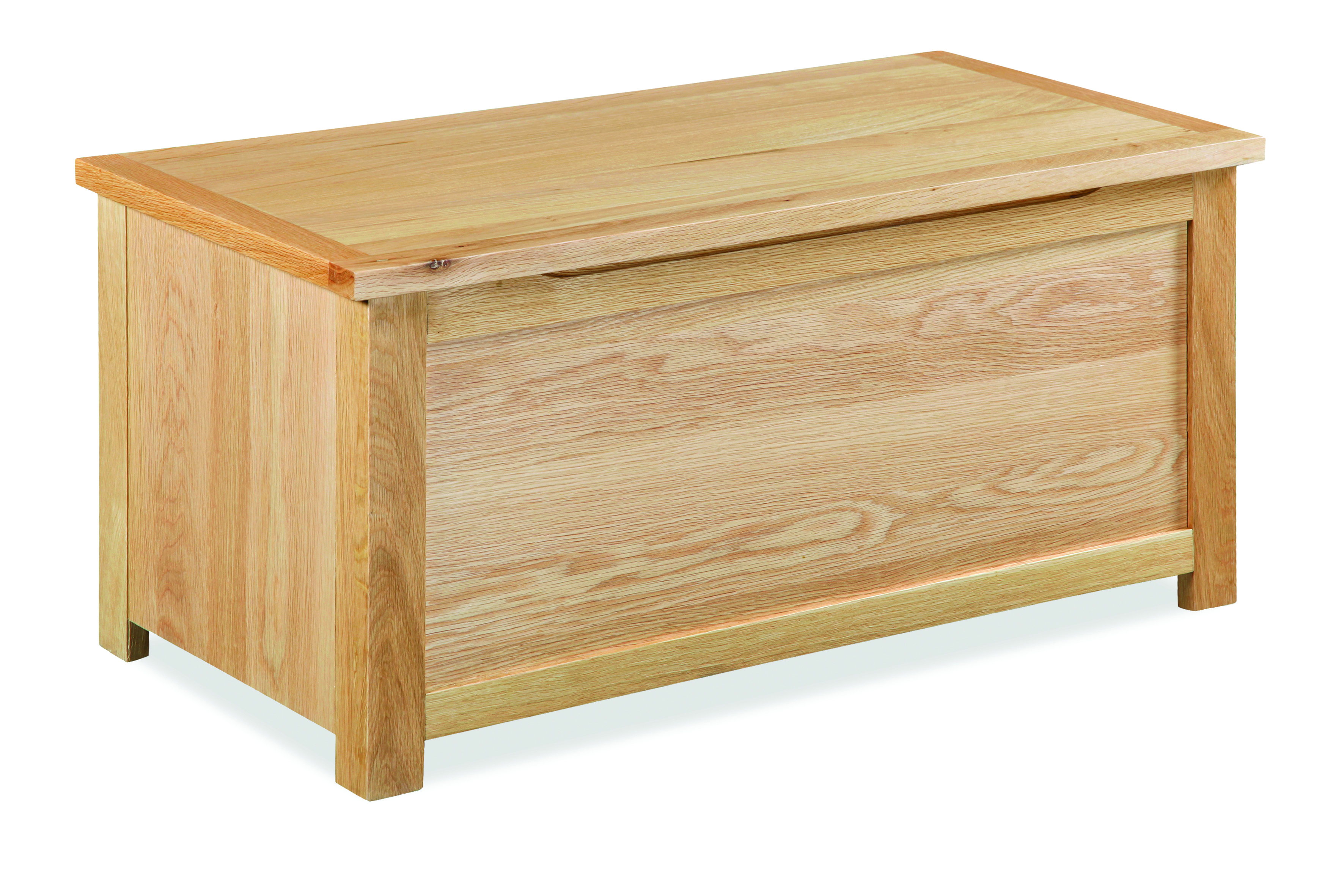 Trent Contemporary Oak Blanket Box thumbnail image