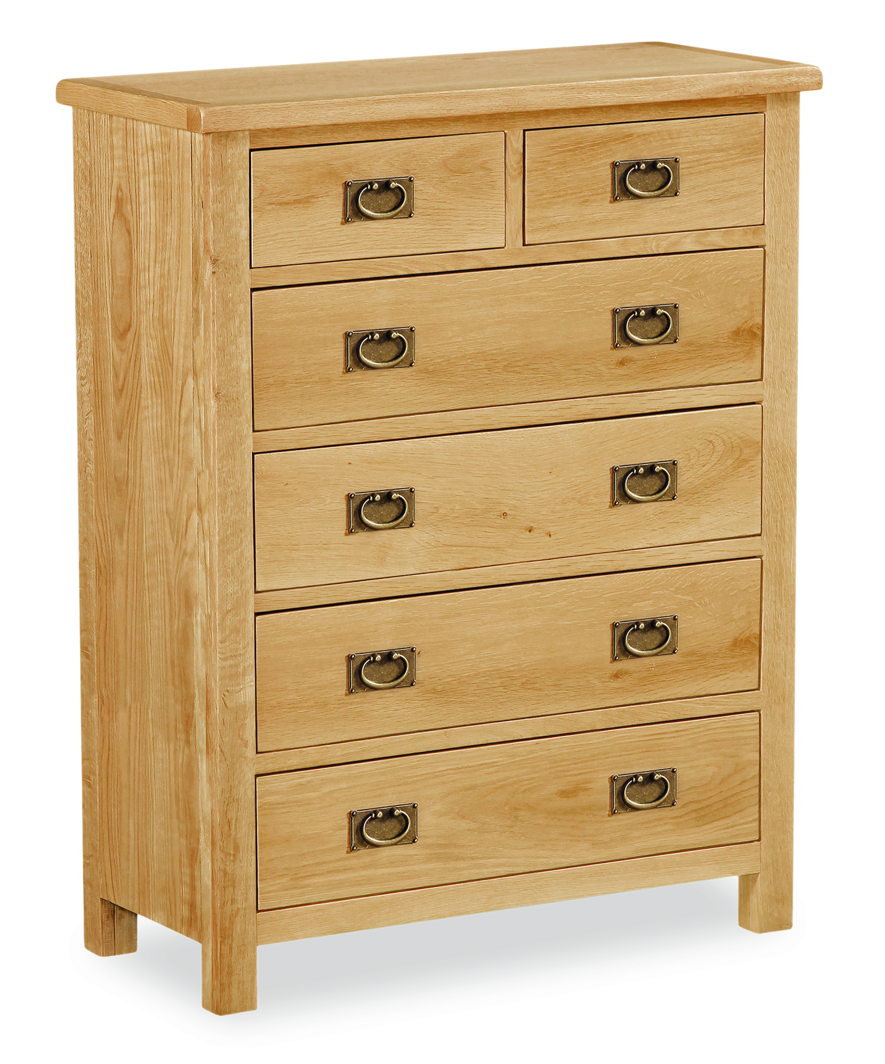 Suffolk Rustic Oak 2 Over 4 Chest of Drawers thumbnail image