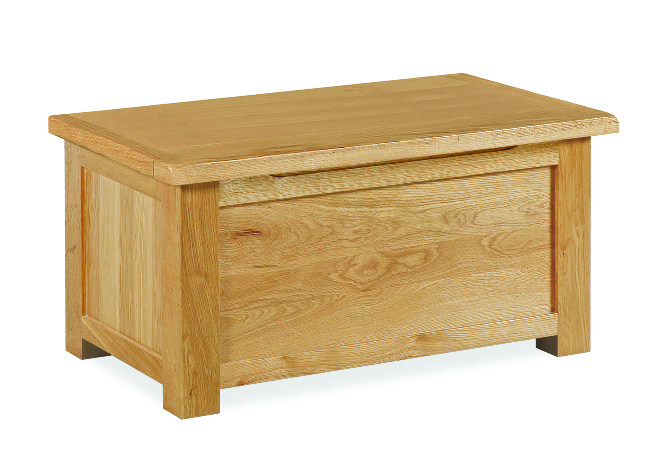 Suffolk Rustic Oak Blanket Box thumbnail image