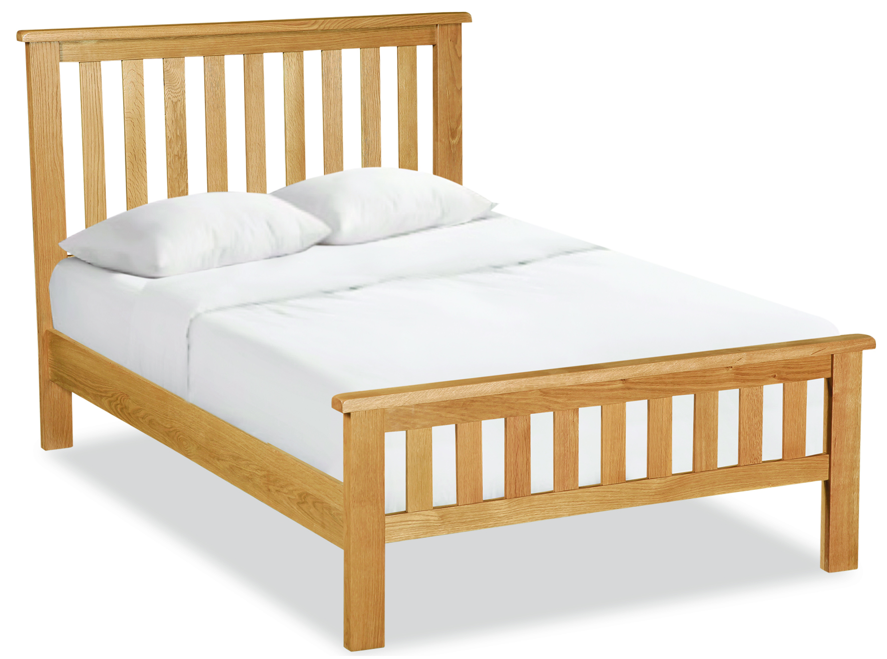 Suffolk Rustc Oak 4' Slatted Bed Frame thumbnail image