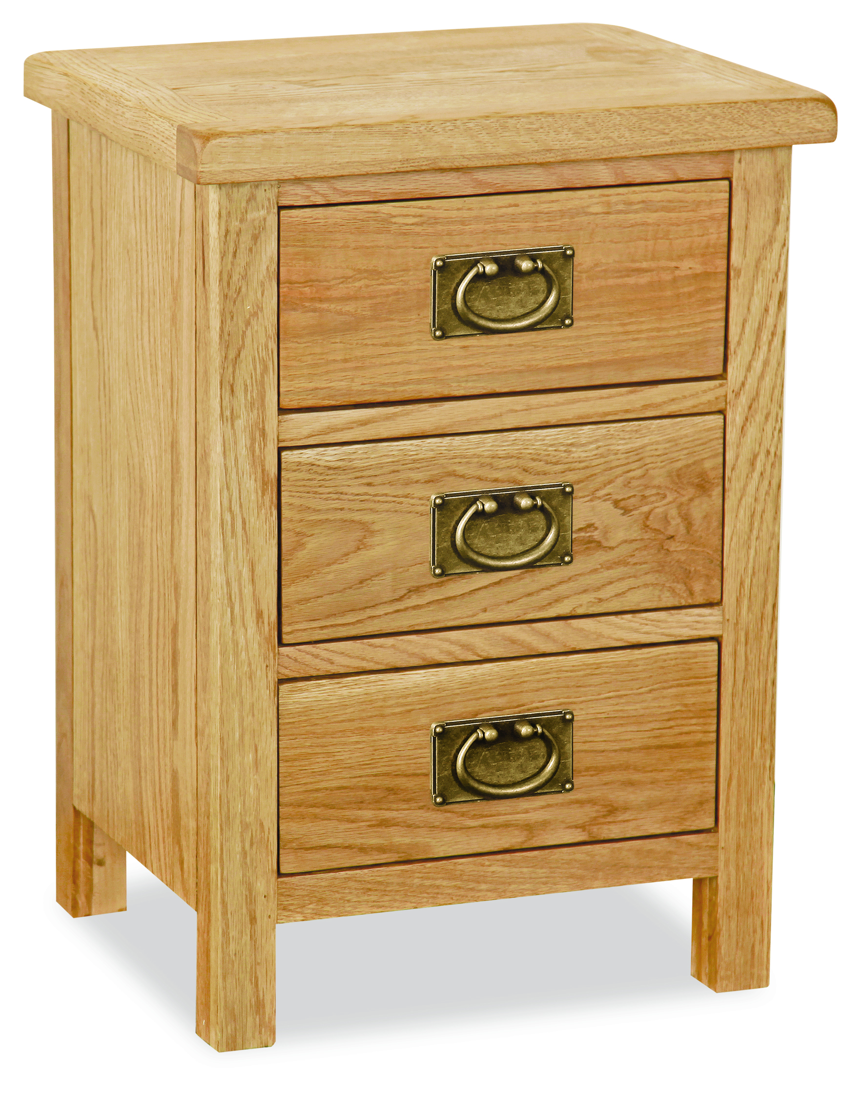 Suffolk Rustic Oak Bedside Drawers thumbnail image