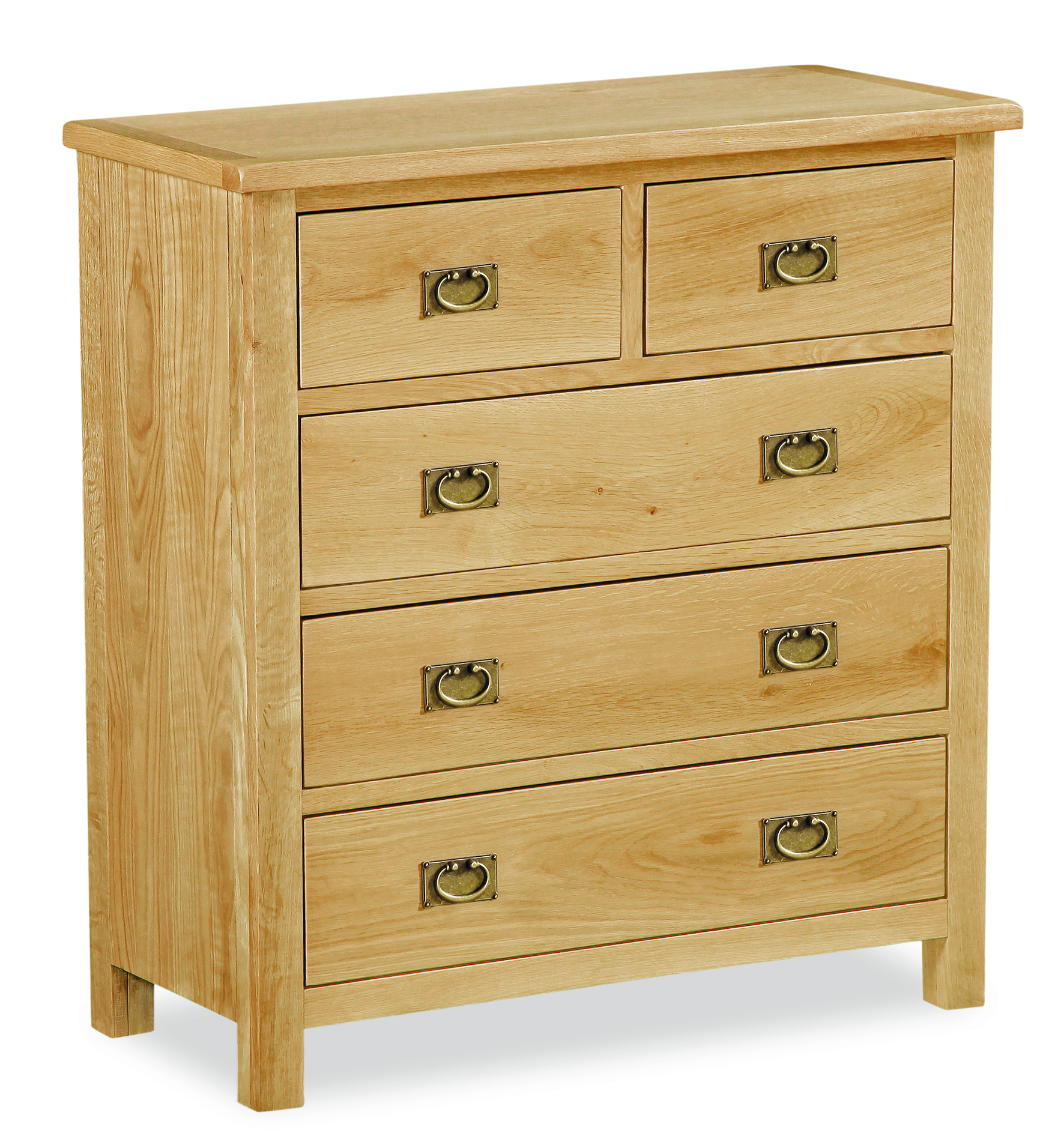 Suffolk Rustic Oak 2 Over 3 Chest of Drawers thumbnail image