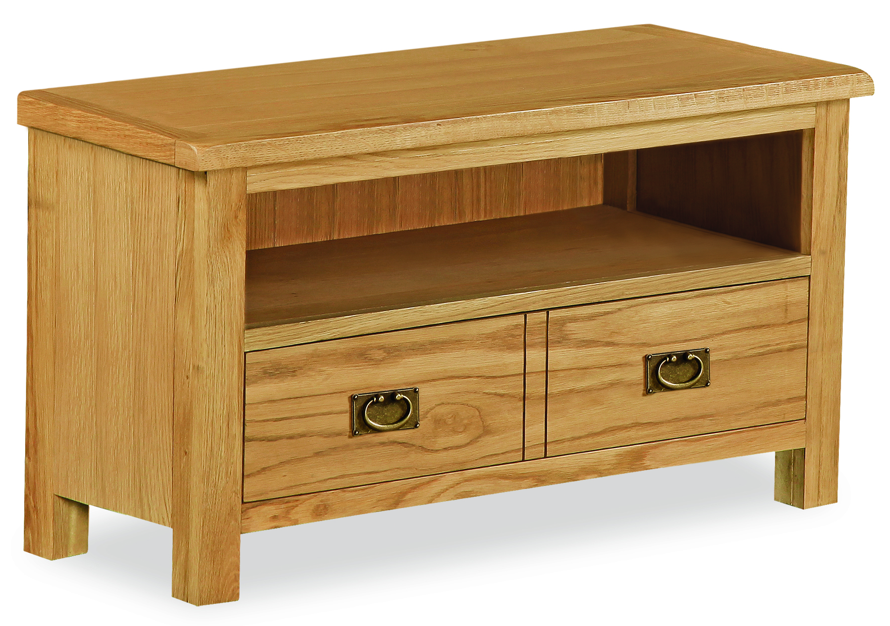 Suffolk Rustic Oak Small Television Cabinet thumbnail image