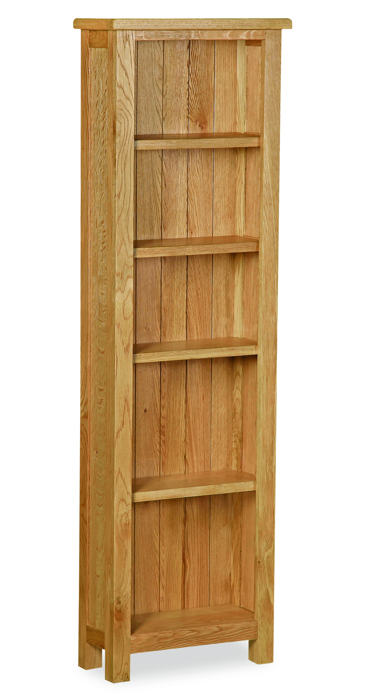 Suffolk Rustic Oak Slim Bookcase thumbnail image