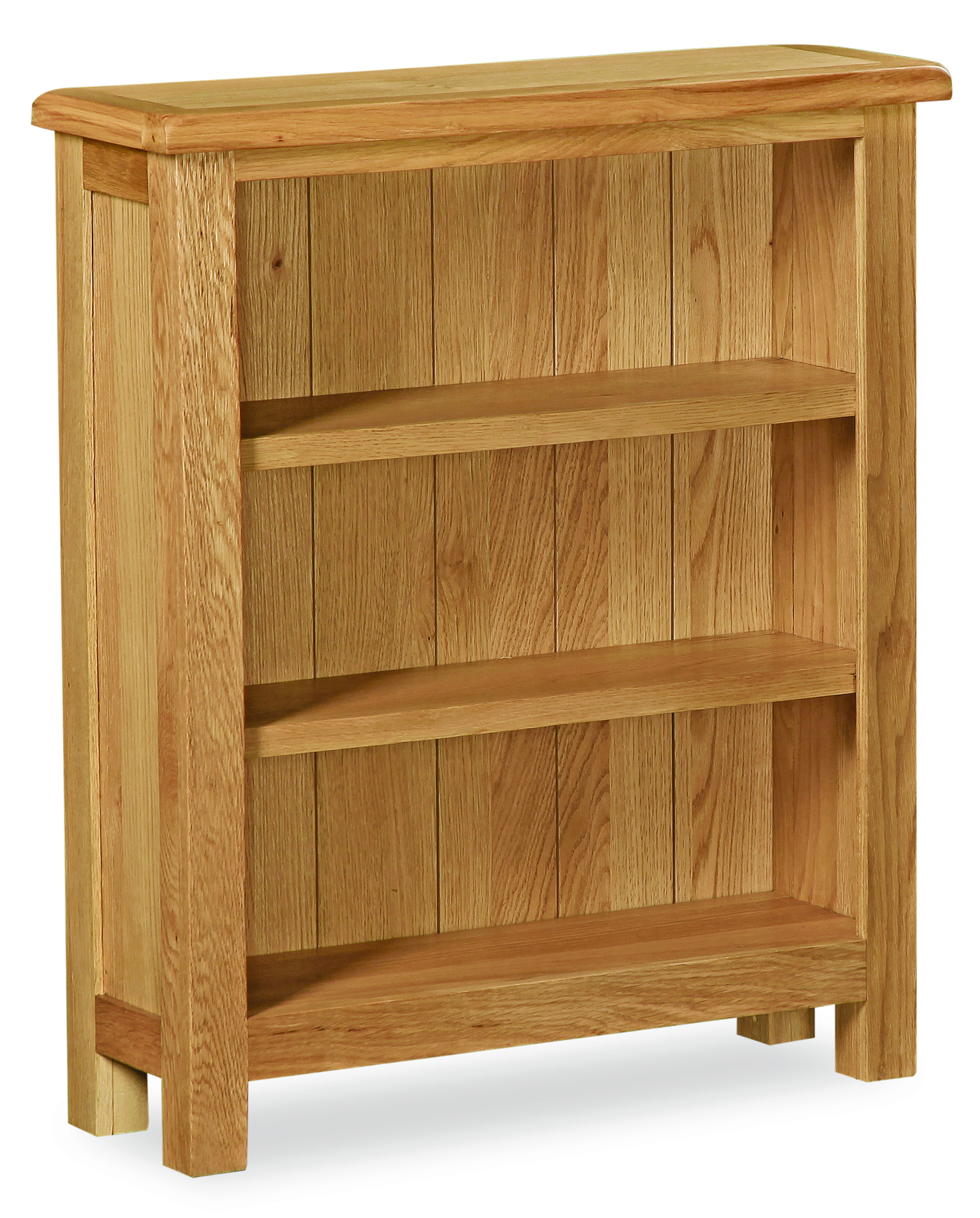 Suffolk Rustic Oak Low Bookcase thumbnail image